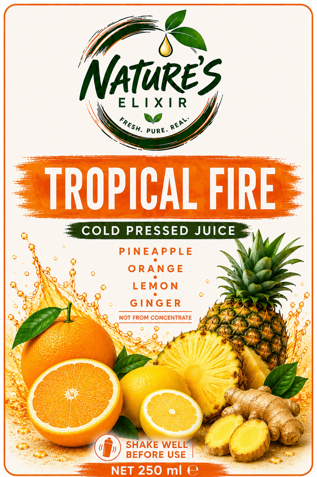 Nature’s Elixir | Fresh Cold-Pressed Juices