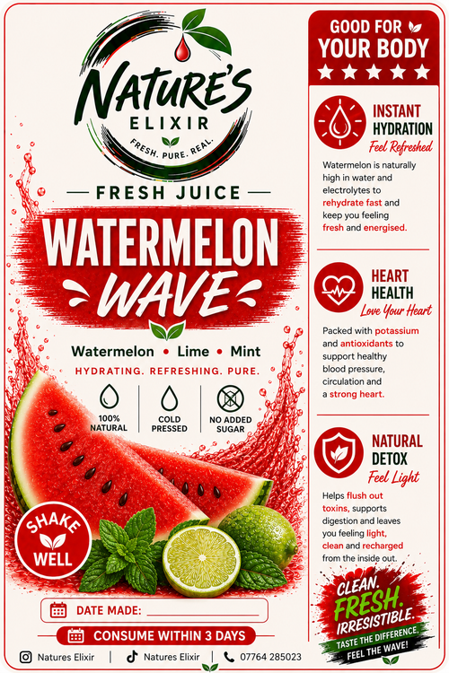 Nature’s Elixir | Fresh Cold-Pressed Juices